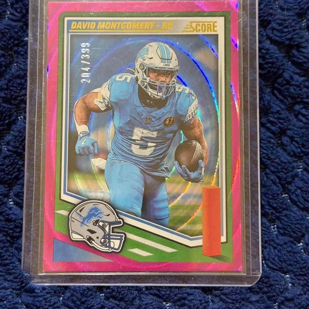 2025 Panini Score David Montgomery Detroit Lions Football Card #103